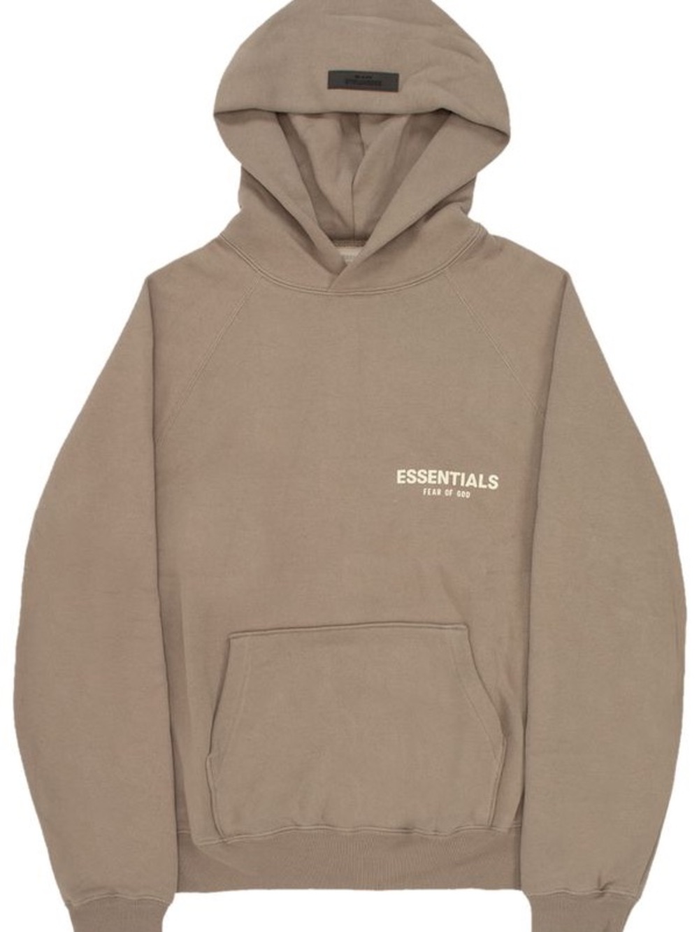 Authentic Fear of God Essentials Pullover Hoodie Desert taupe
